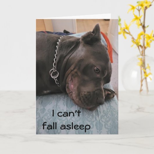 KAN U NIET SLEEPDENKEN/U OOK VERMISSEN KAART (Gele Bloem)