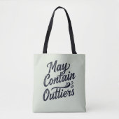 Kan uitschieters bevatten Data | Sage Tote Bag (Voorkant)