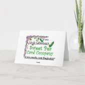 KAN UW CHRISMTAS WONDROUS ZIJN FEESTDAGEN KAART (Achterkant)