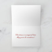 KAN UW CHRISMTAS WONDROUS ZIJN FEESTDAGEN KAART (Binnen)