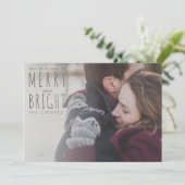 KAN UW DAGEN MERRY EN BRIGHT ZIJN FEESTDAGENKAART (Staand voorkant)