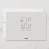 KAN UW DAGEN MERRY EN BRIGHT ZIJN FEESTDAGENKAART (Achterkant)