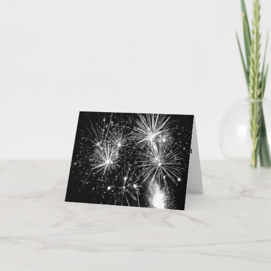 *KAN UW VROUW EN KORTE* MODERN ZWART ZIJN FEESTDAGEN KAART (Voorkant)