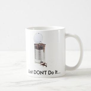 Kan van wormen koffiemok