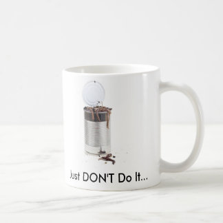 Kan van wormen koffiemok