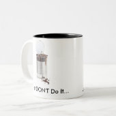 Kan van wormen tweekleurige koffiemok (Voorkant links)