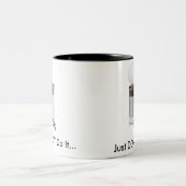 Kan van wormen tweekleurige koffiemok (Center)