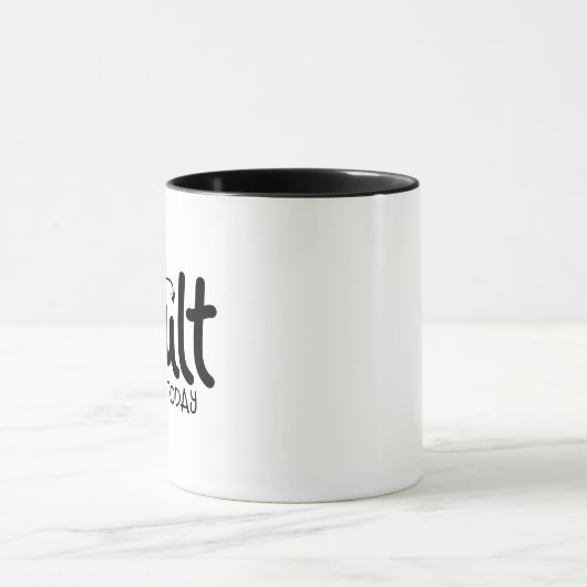 Kan vandaag niet Volwassenen Gezegde met grappige  Mok (Midden)