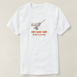 Kan vandaag niet werken, mijn arm is in een cast" t-shirt