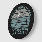 Kan vandaag niet werken mijn arm is in een gegoten grote klok (Hoek)