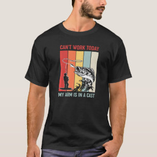 Kan vandaag niet werken mijn arm is in een gegoten t-shirt