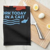 Kan vandaag niet werken mijn arm is in een gegoten theedoek (Quarter Fold)