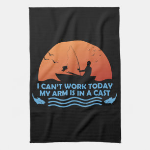 Kan vandaag niet werken mijn arm is in een gegoten theedoek