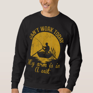 Kan vandaag niet werken mijn arm is in een gegoten trui