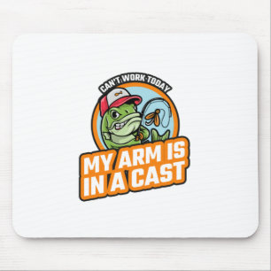 Kan vandaag niet werken mijn arm is in een giet muismat