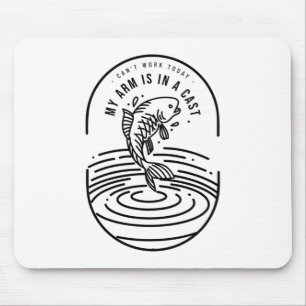 Kan vandaag niet werken mijn arm is in een giet muismat