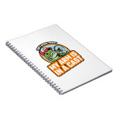 Kan vandaag niet werken mijn arm is in een giet notitieboek (Rechterzijde)