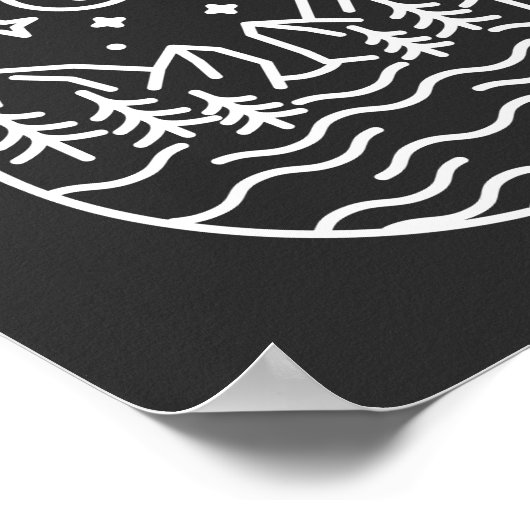 Kan vandaag niet werken mijn arm is in een giet poster (Hoek)