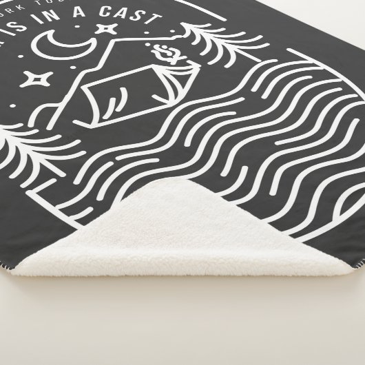 Kan vandaag niet werken mijn arm is in een giet sherpa deken (3/4)