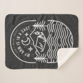 Kan vandaag niet werken mijn arm is in een giet sherpa deken (Voorkant (horizontaal))