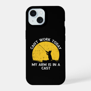 Kan vandaag niet werken, mijn arm zit in het gips iPhone 15 case