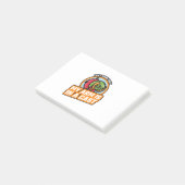 Kan vandaag niet werken, mijn arm zit in het gips post-it® notes (Schuin)