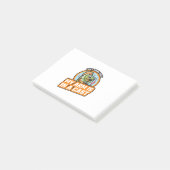 Kan vandaag niet werken, mijn arm zit in het gips post-it® notes (Schuin)