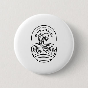 Kan vandaag niet werken, mijn arm zit in het gips ronde button 5,7 cm