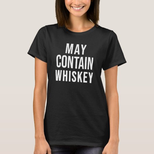 Kan whisky bevatten Drink Saint Patricks Day T-shirt (Voorkant)