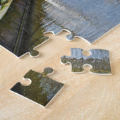 Kanaal Amsterdam met boten Legpuzzel (Zijkant)