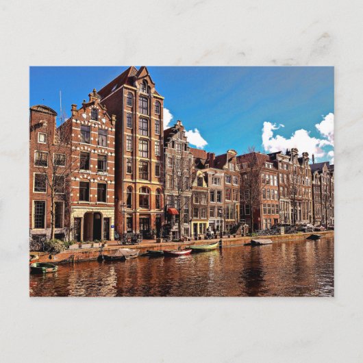 Kanaal Amsterdam, oude stad Briefkaart (Voorkant)