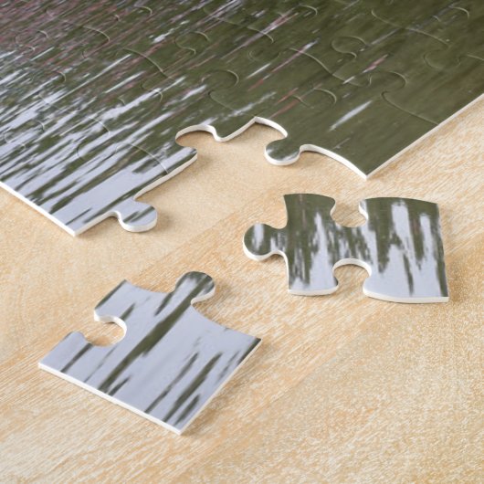 Kanaal Boat en Zwans op de Avon England UK Legpuzzel (Zijkant)