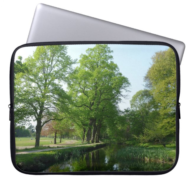 Kanaal - Bute Park, Cardiff Laptop Sleeve (Voorkant)