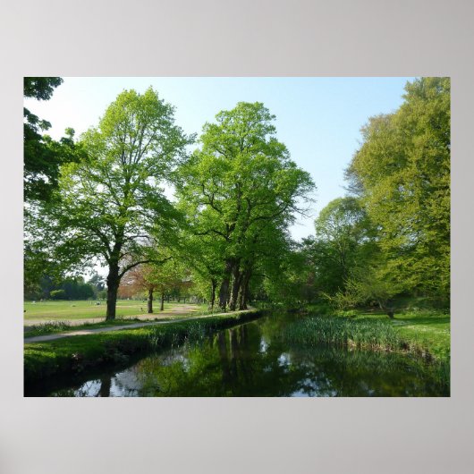 Kanaal - Bute Park, Cardiff Poster (Voorkant)