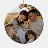 Kanaal De Flanel Kerst Ornament Foto (Achterkant)