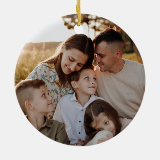 Kanaal De Flanel Kerst Ornament Foto (Achterkant)