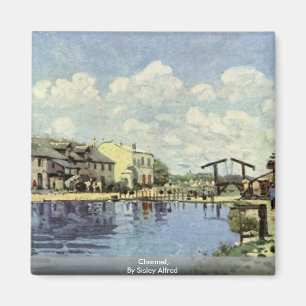 Kanaal, door Sisley Alfred Magneet