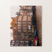 Kanaal en architectuur van Amsterdam Legpuzzel (Verticaal)