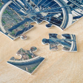 Kanaal en fietsen van Amsterdam Legpuzzel (Zijkant)