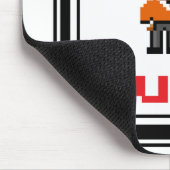 Kanaal Funky Pixel Art Muismat (Hoek)