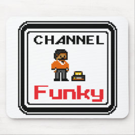 Kanaal Funky Pixel Art Muismat