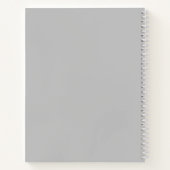 Kanaal Funky Pixel Art Spiraal Notebook Notitieboek (Achterkant)