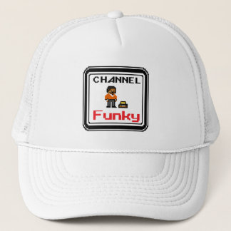 Kanaal Funky Pixel Art Trucker Pet