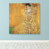 KANAAL : GUSTAV KLIMT : ADELE BLOCH BAUER CANVAS AFDRUK (Insitu (Houten vloer))