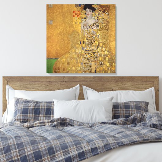 KANAAL : GUSTAV KLIMT : ADELE BLOCH BAUER CANVAS AFDRUK (Insitu (Slaapkamer))