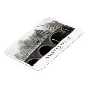 Kanaal in Amsterdam in de winter Magneet (Linkerzijde)