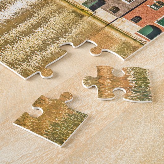 Kanaal in Amsterdam Legpuzzel (Zijkant)
