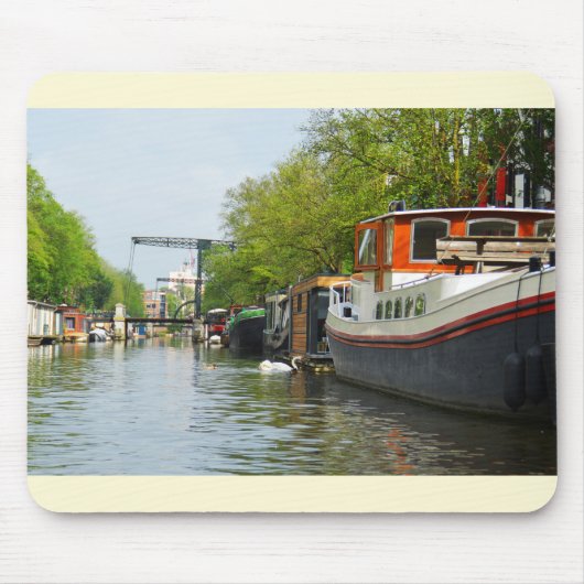 Kanaal in Amsterdam Muismat (Voorkant)