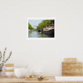 Kanaal in Amsterdam Poster (Keuken)
