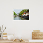 Kanaal in Amsterdam Poster (Keuken)